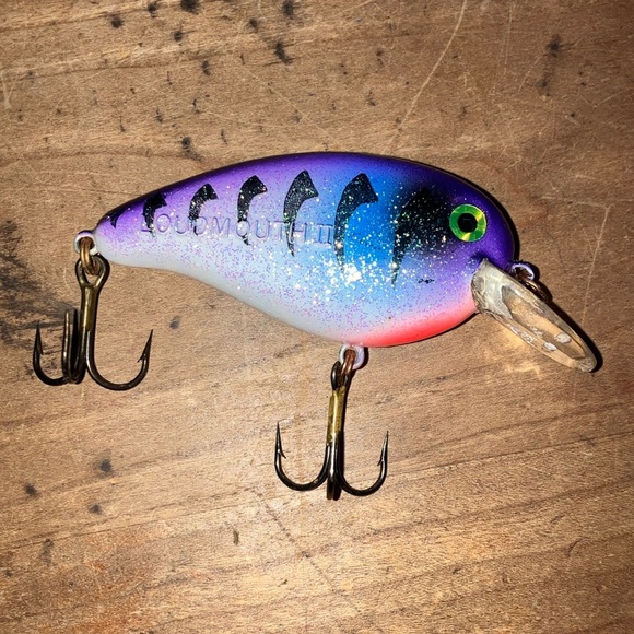 Vintage Manns Loudmouth II fishing lure /  Hooks - Picture 2 of 10